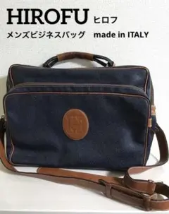 HIROFU ヒロフ メンズビジネスバッグ made in ITALY