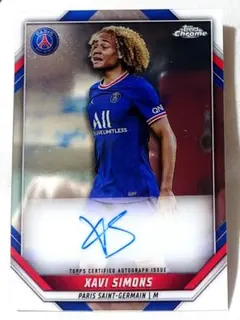 シャビ シモンズ サイン カード topps auto xavi simons