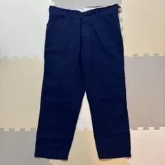 美品 フレンチチャイナ パンツ サイズ56(M程度) 古着 ネイビー ユーロ 紺
