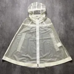 【希少】MONCLER ポンチョ アウター ブルゾン クリア シアー レイン 雨
