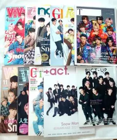 Snow Man★スノーマン　雑誌　表紙 17冊セット
