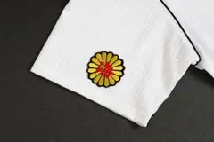 菊海 小 刺繍 ワッペン 千葉 ロッテ マリーンズ 応援 ユニホーム に