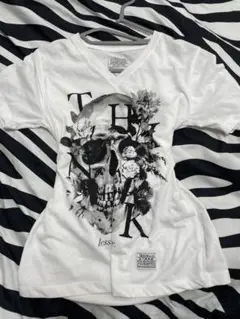 Y2k グランジ　スカルTシャツ　半袖
