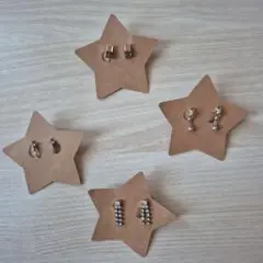 <未使用>　イヤリング　4個セット