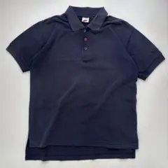 【90s】Nike ネイビー ポロシャツ グッドフェード