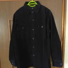 UNIQLO コーデュロイ 長袖シャツ XL ネイビー