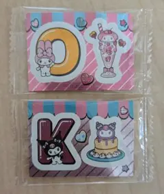 サンリオキャラクターズ　シールチョコレート　マイメロディ　クロミ　ステッカー