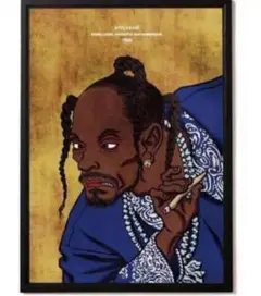 新品 APPLEBUM Snoop Dogg 浮世絵ポスター A1サイズ
