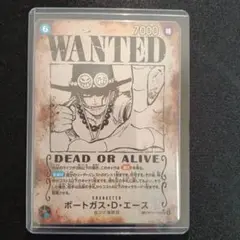 ワンピカード ポートガス・Ｄ・エース(手配書 シクパラ 受け継がれる意志