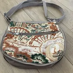 和風刺繍ショルダーバッグ