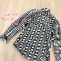 美品✨バーバリーブラックレーベル ノバチェック 長袖シャツ