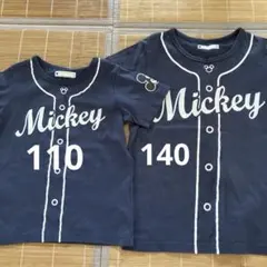 ディズニーファンタジーショップ　ベースボールTシャツ二枚セット