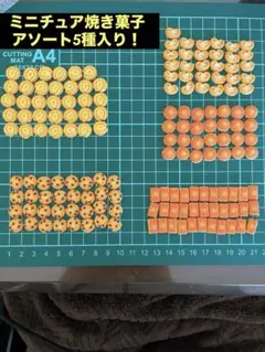 ミニチュア焼き菓子セット 158枚