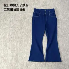 【全日本婦人子供服工業組合連合会】レディース　デニム　ボトムス　大きめ　4L