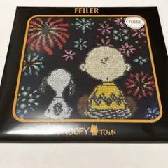 スヌーピーin銀座2025 FEILER SNOOPY コラボハンカチ　花火