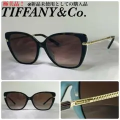 (極美品!) TIFFANY ティファニー ロゴ TF4190F サングラス