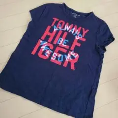 トミーヒルフィガー ネイビー Tシャツ