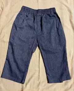 涼しい麻入りハーフパンツ　リラックス着　甚平　メンズ　Sサイズ　NFスポーツ