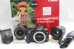 2ABM001 Canon EOS Kiss デジタル X ダブルズームキット キヤノン Canon EOS Kiss Digital X 標準＆望遠ダブルズーム