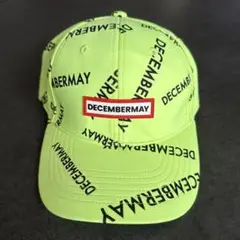 DECEMBERAY 蛍光イエロー キャップ