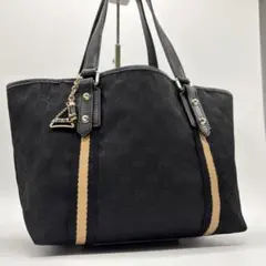 美品 ✨ グッチ トートバッグ GG柄 シェリーライン キャンバス