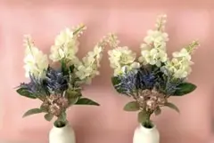 仏花一対造花ヒヤシンス他