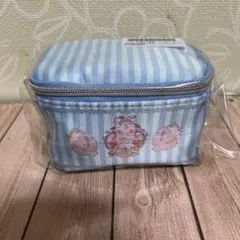 Flower Knows バニティポーチ ブルー