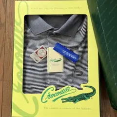 新品 クロコダイル ベンガルストライプ Quick dryシャツ／L【送料込み】