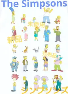 The Simpsons 完売品 レア Tシャツ 全員集合 バクプリ M