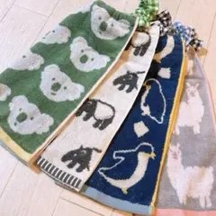 おりこうエプロン ペンギン コアラ アルパカ 4枚 エプロン 男の子 スタイ