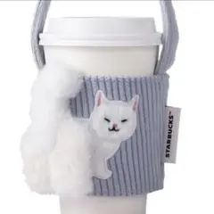スターバックス STARBUCKS 猫 ネコ ドリンクホルダー　水色