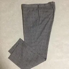 カルバンクライン　ヘリンボーンパターン スラックス グレー
