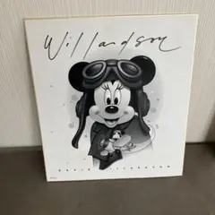 ディズニー公認 ウィラードソン直筆サイン 「レディーとトランプ」 100％本物保証！ ディズニー公認 「レディーとトランプ