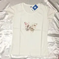 蝶と花 ホワイトTシャツ ♥699→550♥