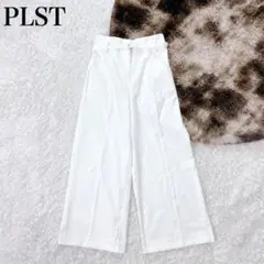美品✨ プラステ リネン ブレンド ストレッチ パンツ 洗える 近年モデル