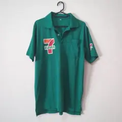 7-Eleven グリーン ポロシャツ