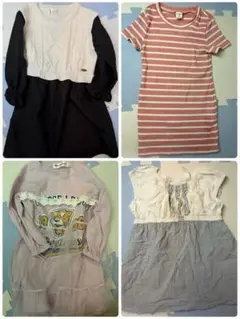 90～100ワンピース4点まとめ売り