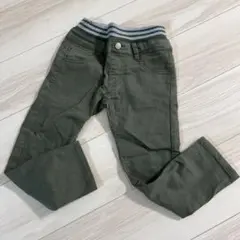 キッズ　パンツ　カーキ　110cm
