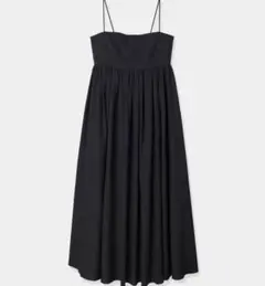 Louren camisole gather dress Sサイズ　ブラック