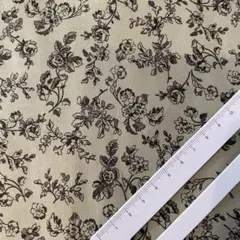 ラスト 1m ローズ 薔薇 花柄 生地 ②