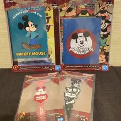 ミッキーマウス クリアファイル、バンドセット