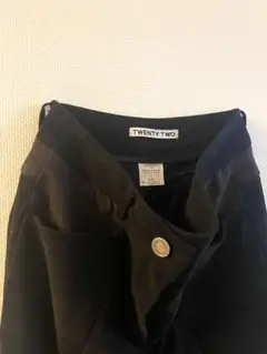 TWENTY TWO ブラックワイドパンツ