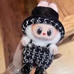 LABUBU黒白ツイード衣装セット
