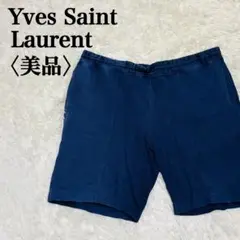 【美品】イヴサンローラン サイドライン ハーフパンツ ブラック 2025年最新】Yves Saint Laurent ショートパンツ・ハーフパンツ