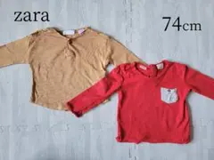 zara 長袖トップスセット size74