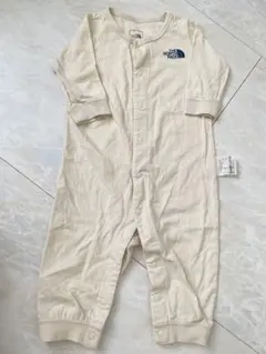 THE NORTH FACE ボタンロンパース 70サイズ クリーム