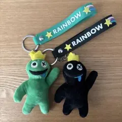 良品　RAINBOWぬいぐるみマスコット 2個セット