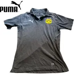 ボルシア・ドルトムント BVB PUMA プーマ ポロシャツ S(M相当)グレー