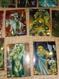 Lady death trading cards rare.