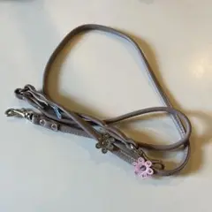 美品 kazama 丸めリード S ローズグレージュ